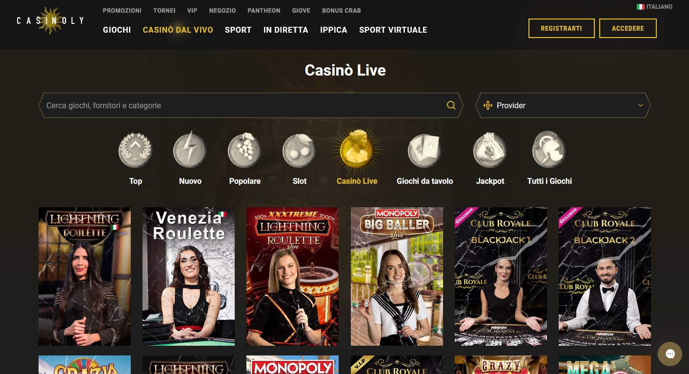 casinoly casino live