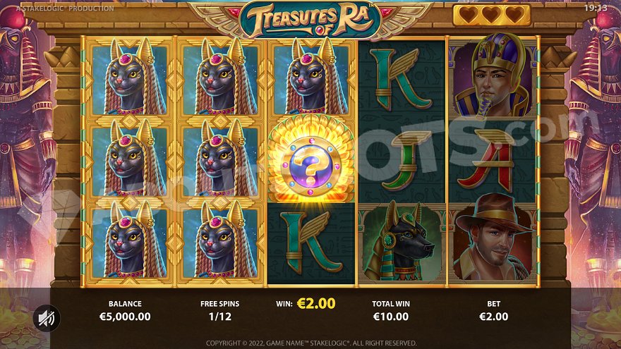 recensione slot Treasures of Ra