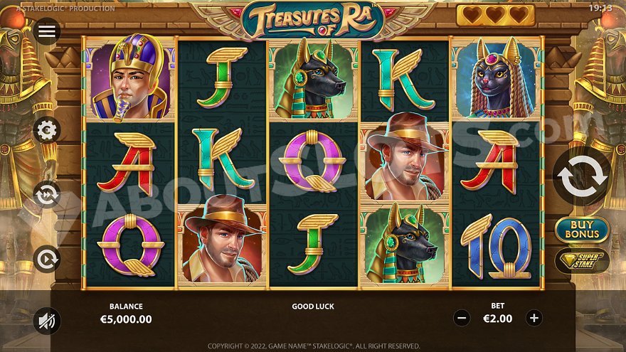 recensione slot Treasures of Ra