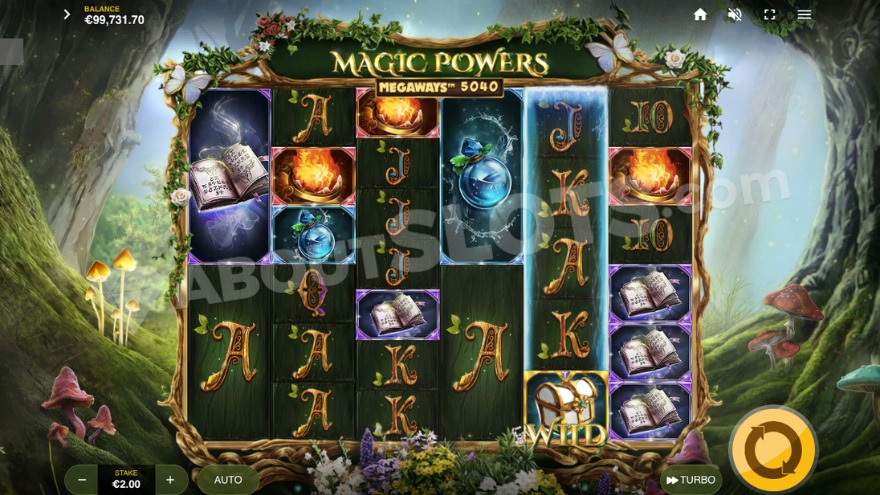 slot Magic Powers Megaways - Bobina incantata