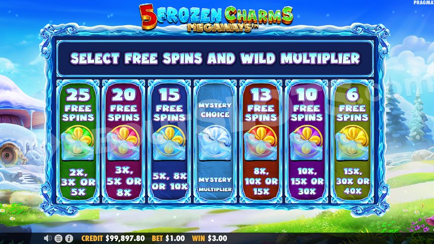 slot 5 Frozen Charms Megaways - Introduzione ai giri gratis