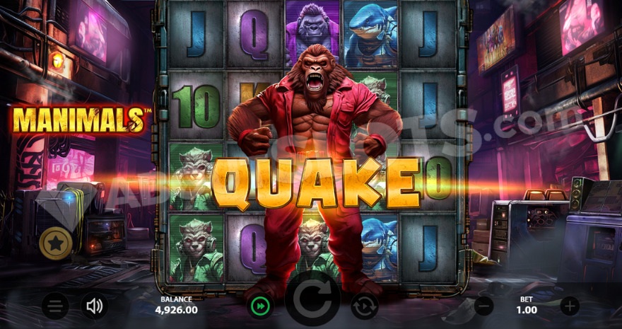 slot Manimals - Modificatore Quake